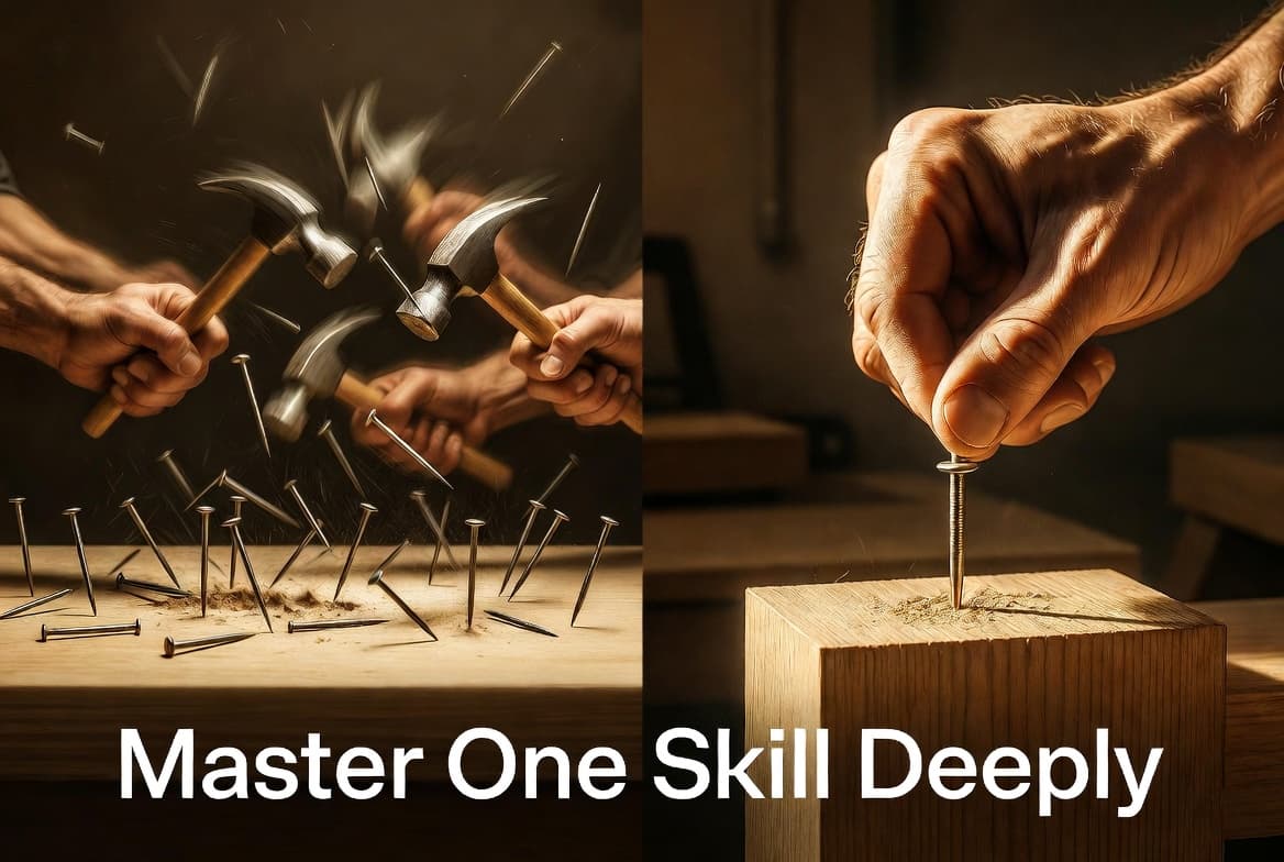Master One Skill: Why Focusing Deep Beats the "Jack of All Trades" Trap